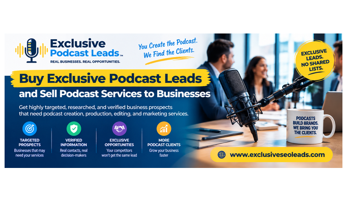 buy exclusive podcast leads